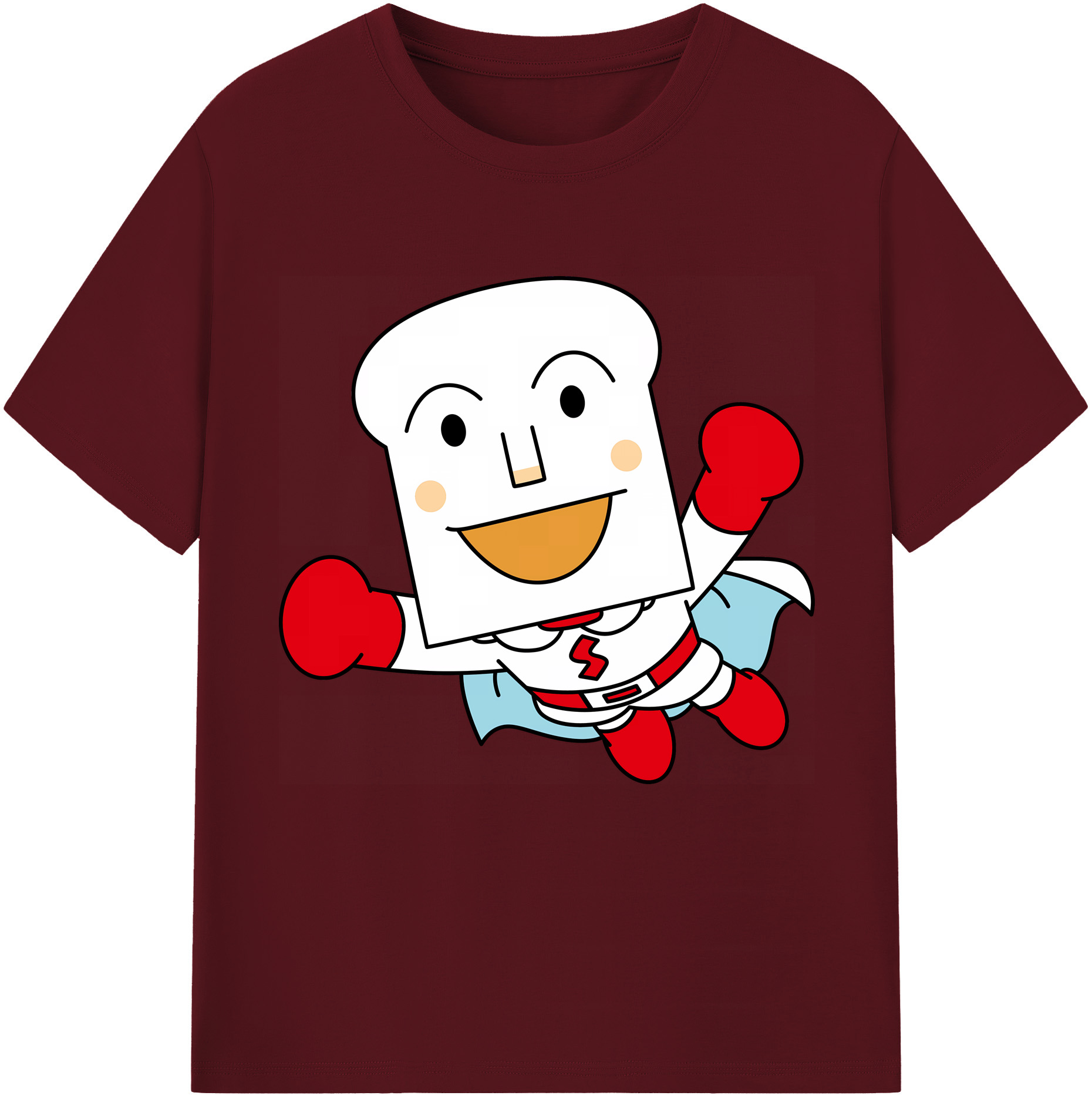 （画像用） アンパンマン Anpanman 綿100％半袖Tシャツ（フロントプリント）